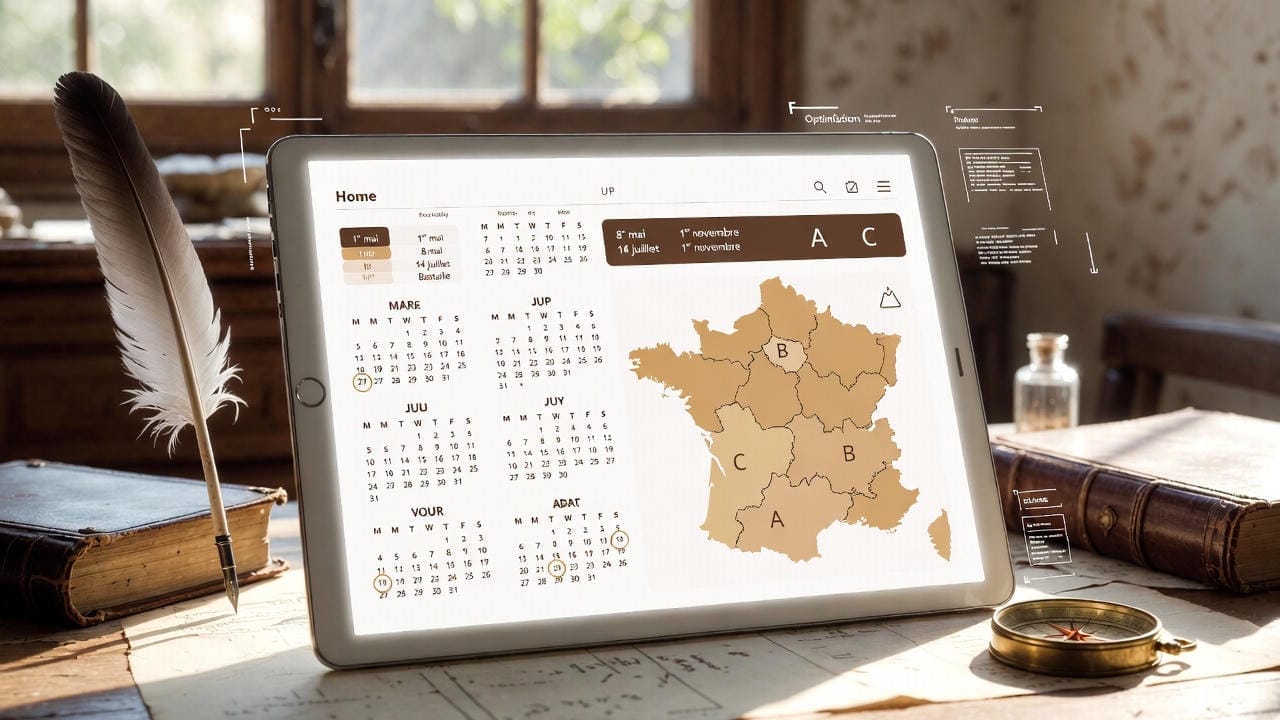 Illustration : L'almanach des congés 2026 : le calendrier complet pour ne rater aucun pont