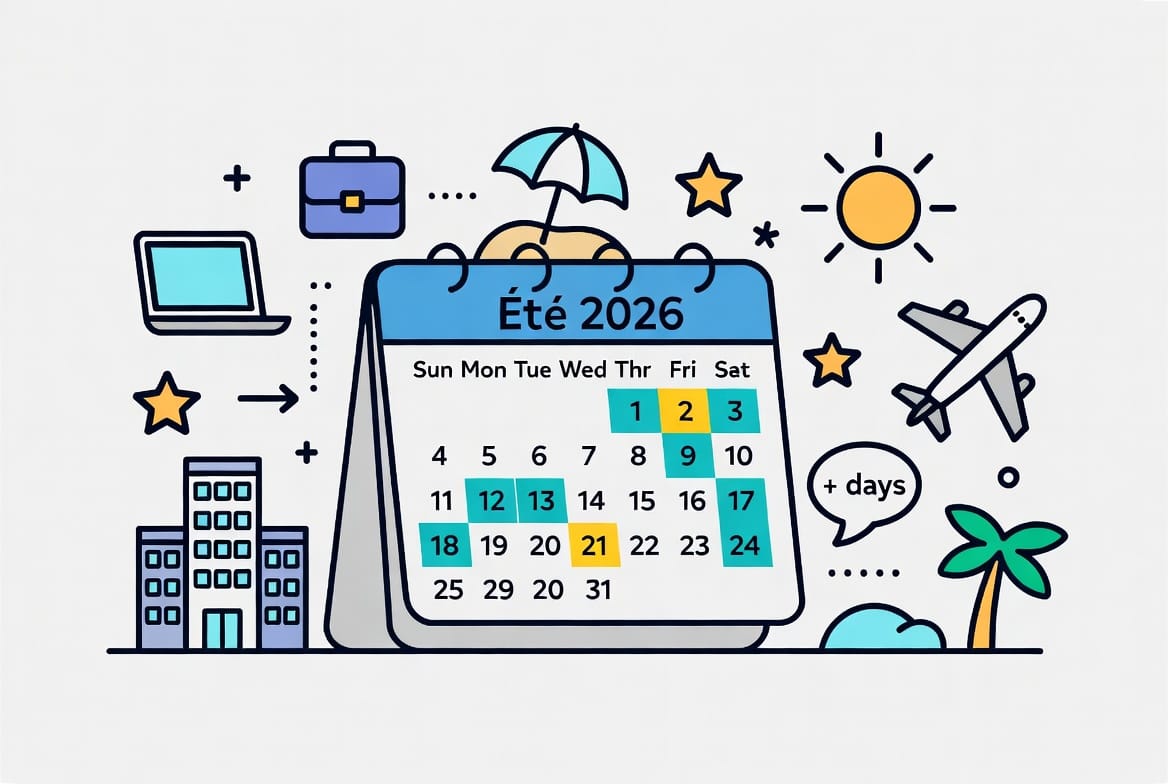 Illustration : Jours de fractionnement 2026 : le hack légal que 9 salariés sur 10 ignorent